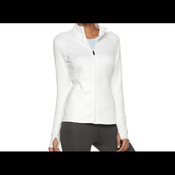 Fila Jackets & Blazers - FILA sport white athletic zip jacket XS